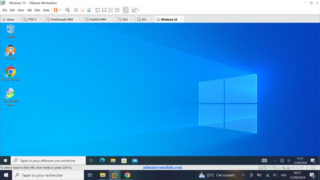 Bureau Windows 10
